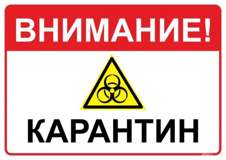 Covid 19 Quarantine табличка