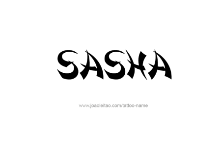 Красиво написано имя Саша