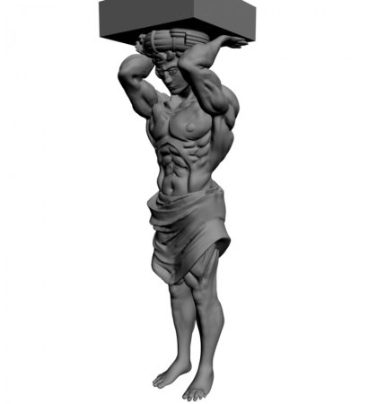 Скульптура Атланта в полный рост