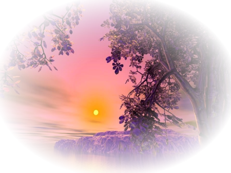 Красивая природа на прозрачном фоне