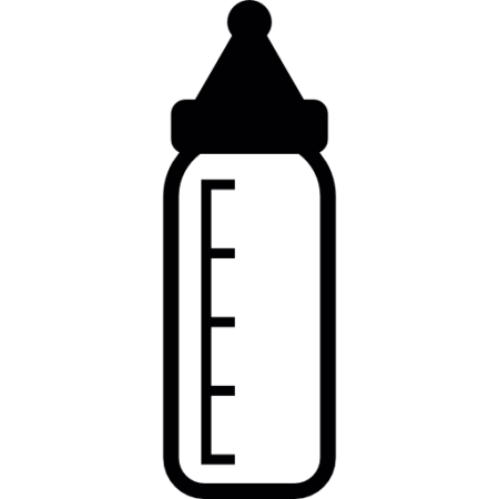 Детская бутылочка значок