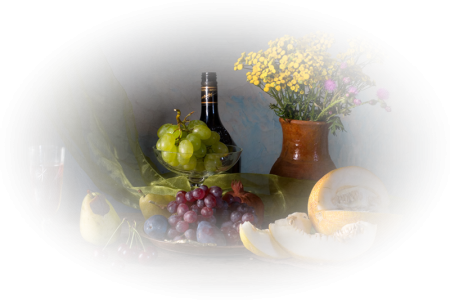 Натюрморт на прозрачном фоне