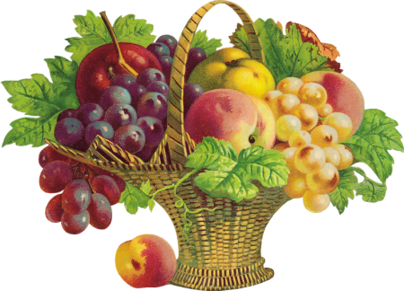 Ваза с овощами и фруктами