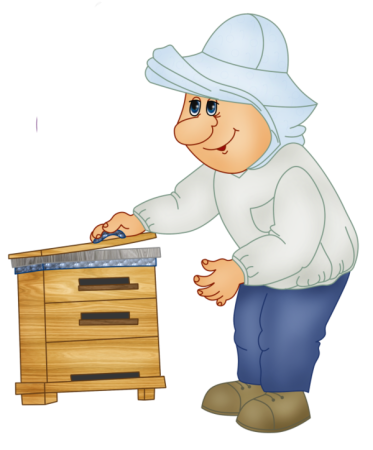 Пчеловод мультяшный