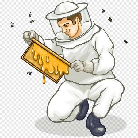 Пчеловод мультяшный