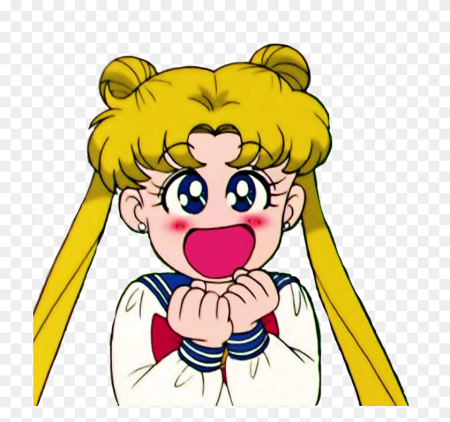 Sailor Moon на прозрачном фоне