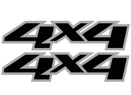 4х4 наклейка