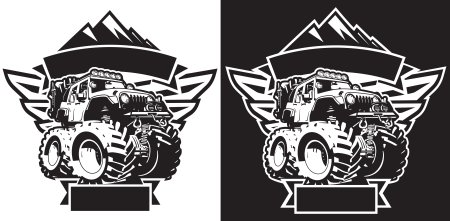 Off Road 4x4 вектор