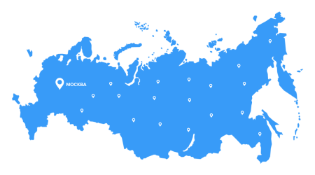 Контур России вектор