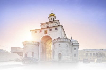 Золотые ворота Владимир зима