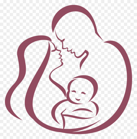 Силуэт родителей с ребенком