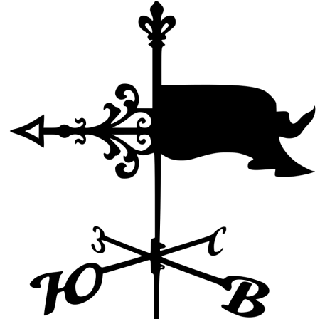 Флюгер трафарет