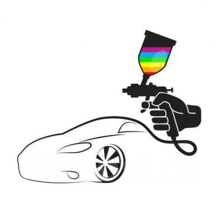 Покраска авто логотип