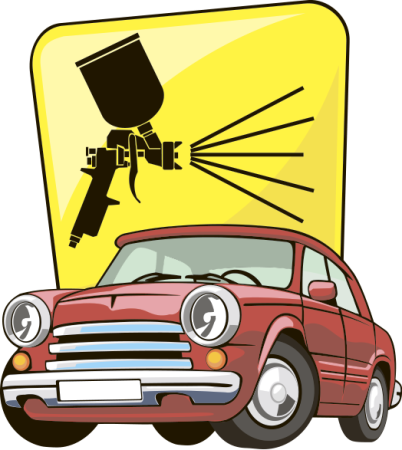 Покраска авто логотип