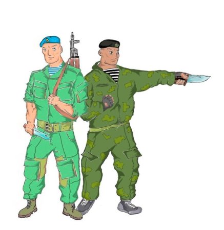 Десантники мультяшные