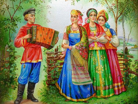 Русский фольклор иллюстрации