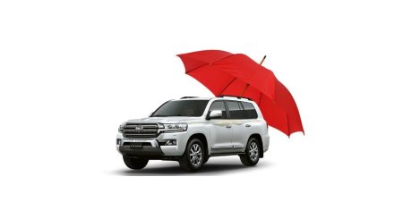 Автомобиль под зонтиком