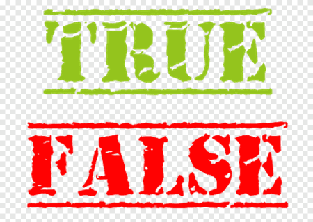 True false без фона