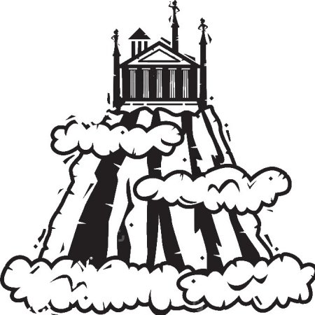 Гора Олимп чб