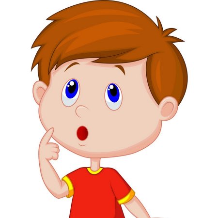 Мальчик думает