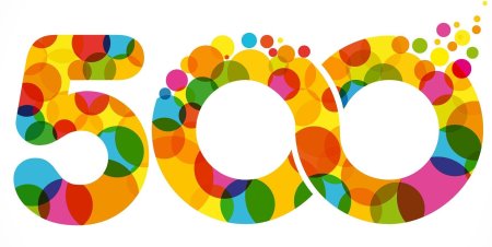 Цифра 500 красиво