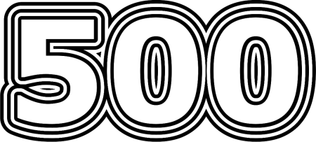 Красивая цифра 500