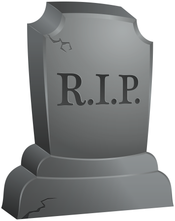 Могильная плита Rip