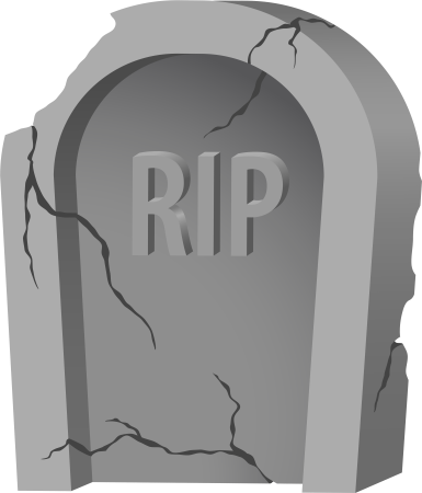 Могильная плита Rip