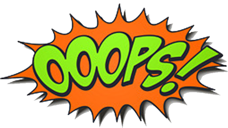 Ooops на прозрачном фоне