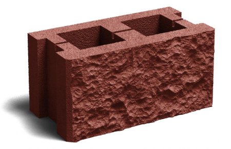 Шлакоблок красный