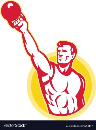 Гиревой спорт силуэт