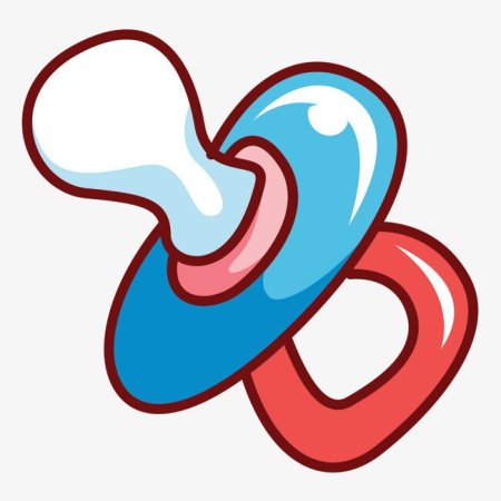 Соска нарисованная