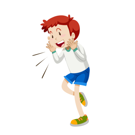 Мультяшка кричит