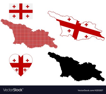 Флаг Грузии флаг вектор