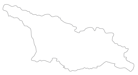 Карта Грузии вектор