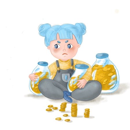 Жадность рисунок для детей