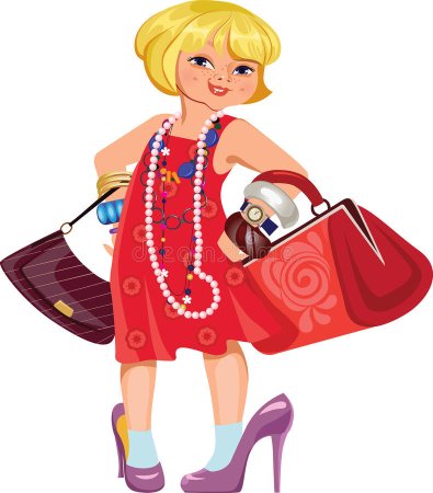 Девушка сумка мультяшная