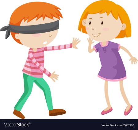 Мальчик с завязанными глазами