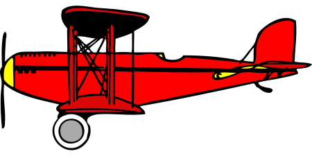 Biplane биплан сбоку