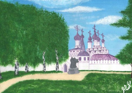 Владимир и Суздаль рисунки храмов
