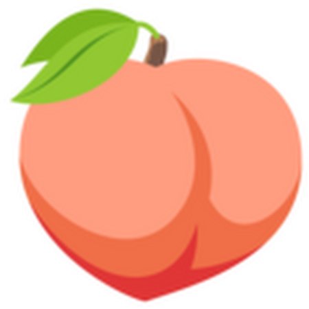 Смайлик персик фрукт
