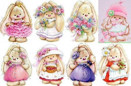 Зайчик ми на прозрачном фоне для метрики