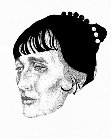 Анна Ахматова портрет