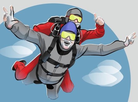 Парашютный спорт в аэротрубе