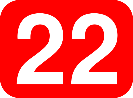 Цифра 22