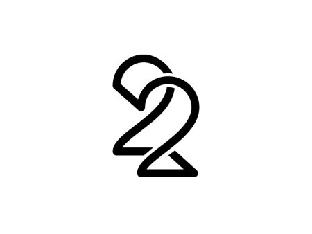 Цифра 22 красивая