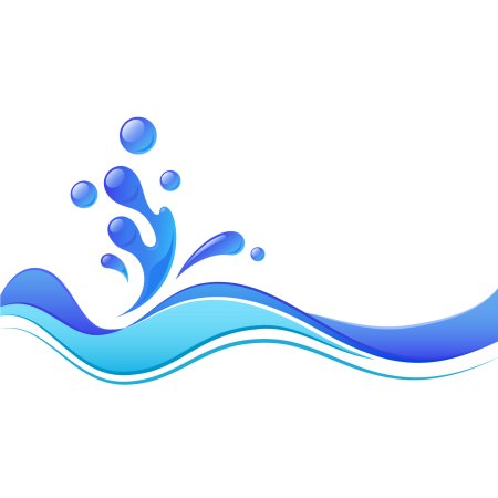 Вода векторное изображение