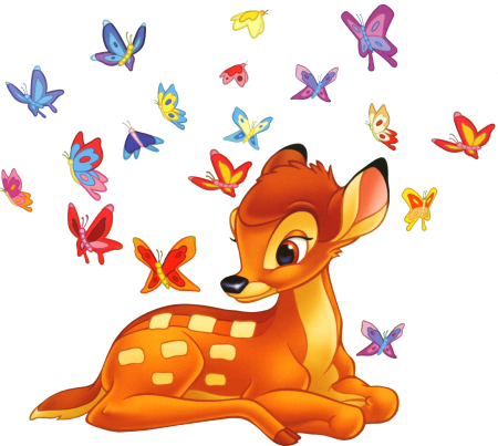 Герои мультиков Дисней Бемби