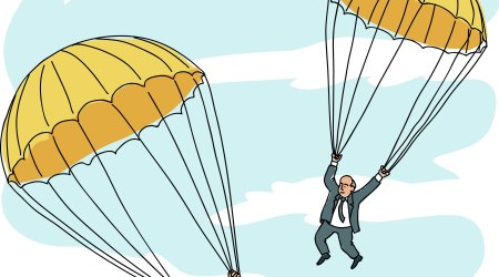 Парашют иллюстрация