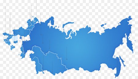 Карта России вектор